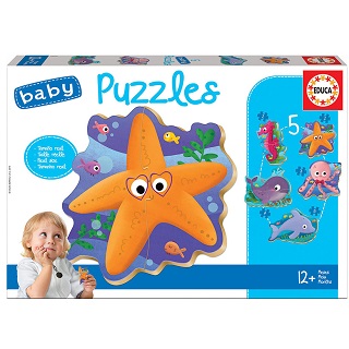 Baby Puzzles Animales Del Mar