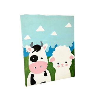 Arte Por Numero Kids Vaca y Oveja