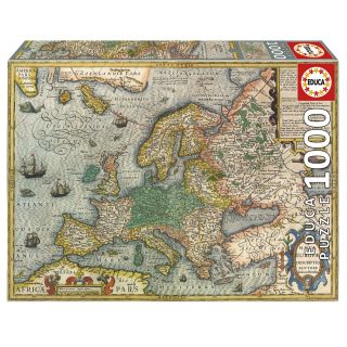 Mapa De Europa 1000Pz