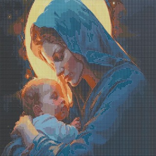 Arte Diamante Virgen Maria